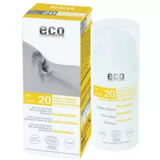 eco cosmetics -  Eco Cosmetics SPF 20 emulsja na słońce z granatem i owocem goji, 100 ml 
